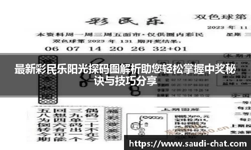最新彩民乐阳光探码图解析助您轻松掌握中奖秘诀与技巧分享