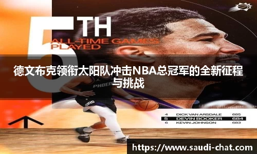 德文布克领衔太阳队冲击NBA总冠军的全新征程与挑战